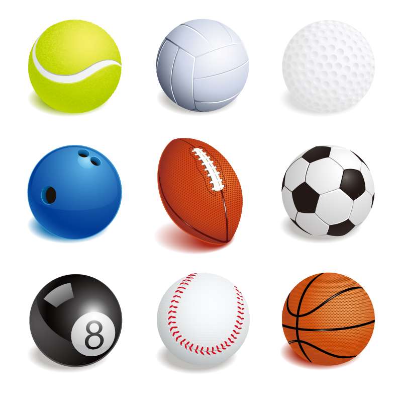 free vector Vector Illustration of Sport Balls